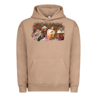Pigment Burro Hair Dresser Coffee Cups Urban Hoodie - MaliasSmallBusiness