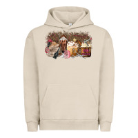 Pigment French Oak Hair Dresser Coffee Cups Urban Hoodie - MaliasSmallBusiness