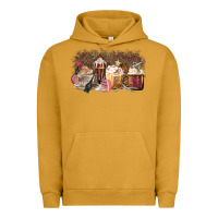 Pigment Peanut Butter Hair Dresser Coffee Cups Urban Hoodie - MaliasSmallBusiness