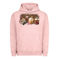 Pigment Salmon Hair Dresser Coffee Cups Urban Hoodie - MaliasSmallBusiness