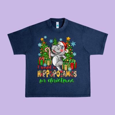 Urban Heavy Tee i want a hippopotamus for christmas