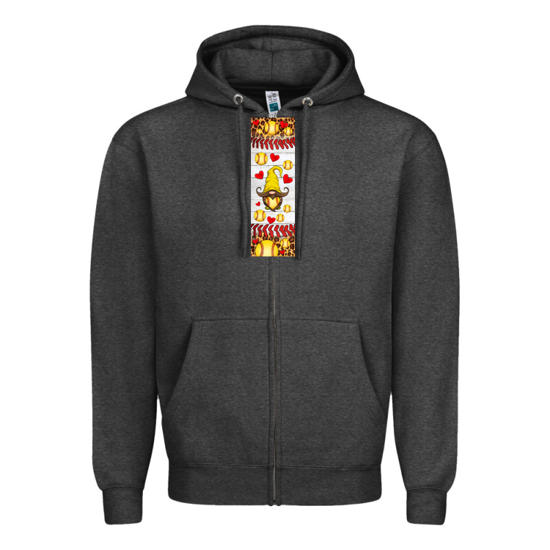 Softball Football Penwraps Zipper Hoodie by HRA Design Shop | Teevron