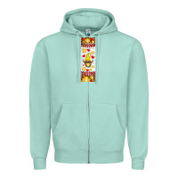 Seafoam softball football penwraps Zipper Hoodie - HRA Design Shop
