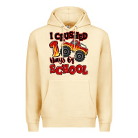 Pina Colada i crushed 100 days of school monster truck Premium Hoodie - MaliasSmallBusiness