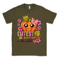 Army Green Cutest Pumpkin In The Patch Classic Tee - texasbilliewilder