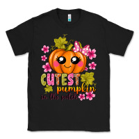 Black Cutest Pumpkin In The Patch Classic Tee - texasbilliewilder