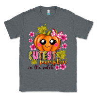Charcoal Heather Cutest Pumpkin In The Patch Classic Tee - texasbilliewilder