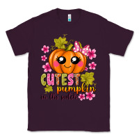 Plum Cutest Pumpkin In The Patch Classic Tee - texasbilliewilder