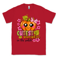 Red Cutest Pumpkin In The Patch Classic Tee - texasbilliewilder
