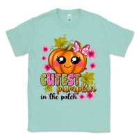 Seafoam Cutest Pumpkin In The Patch Classic Tee - texasbilliewilder