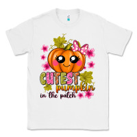 White Cutest Pumpkin In The Patch Classic Tee - texasbilliewilder
