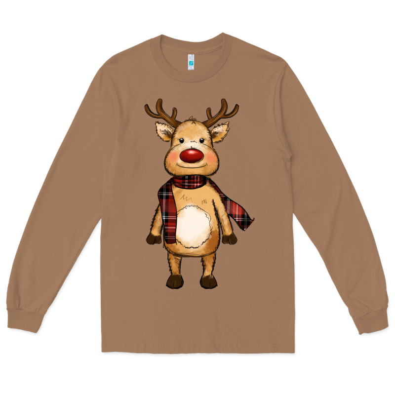 Cute Reindeer Long Sleeve Tee by RanaPortraitStore | Teevron