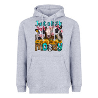 Heather Grey just a little moody heifers Heavyweight Hoodie - Jasminsmagicworld