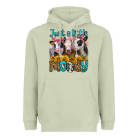 Just A Little Moody Heifers Heavyweight Hoodie | Teevron