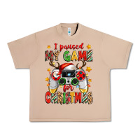 Burro i paused my game for christmas Urban Heavy Tee - Zillion Design Studio