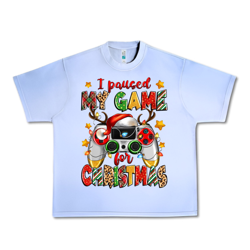 I Paused My Game For Christmas Urban Heavy Tee by Zillion Design Studio | Teevron