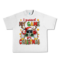 Lunar Rock i paused my game for christmas Urban Heavy Tee - Zillion Design Studio