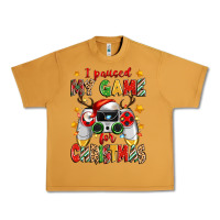Peanut Butter i paused my game for christmas Urban Heavy Tee - Zillion Design Studio