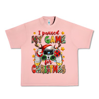 Salmon i paused my game for christmas Urban Heavy Tee - Zillion Design Studio