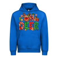 Cobalt Oh deer Reindeer Urban Hoodie - NancyCooperArtShop