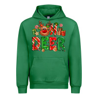 Emerald Oh deer Reindeer Urban Hoodie - NancyCooperArtShop