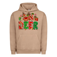 Pigment Burro Oh deer Reindeer Urban Hoodie - NancyCooperArtShop
