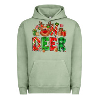 Pigment Oil Green Oh deer Reindeer Urban Hoodie - NancyCooperArtShop