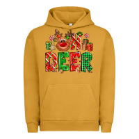 Pigment Peanut Butter Oh deer Reindeer Urban Hoodie - NancyCooperArtShop