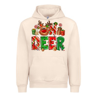 Sandshell Oh deer Reindeer Urban Hoodie - NancyCooperArtShop