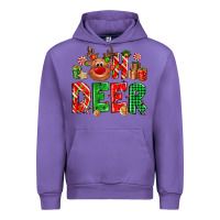 Tulip Oh deer Reindeer Urban Hoodie - NancyCooperArtShop