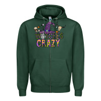 Sports Green Witches Be Crazy Zipper Hoodie - CowhideDigitalArt