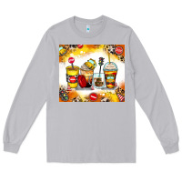 Moon Dust bus driver coffee cups Long Sleeve Tee - Zillion Design Studio