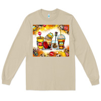 Mushroom bus driver coffee cups Long Sleeve Tee - Zillion Design Studio