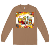 Toasted Coconut bus driver coffee cups Long Sleeve Tee - Zillion Design Studio
