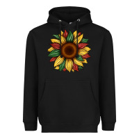 Black juneteenth sunflower Heavyweight Hoodie - Artiststas