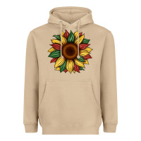 Juneteenth Sunflower Heavyweight Hoodie | Teevron