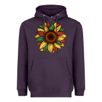 Plum juneteenth sunflower Heavyweight Hoodie - Artiststas