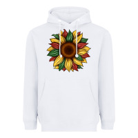White juneteenth sunflower Heavyweight Hoodie - Artiststas