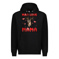 Black mad love for my mama Premium Hoodie - MaliasSmallBusiness