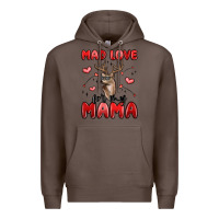 Coffee mad love for my mama Premium Hoodie - MaliasSmallBusiness