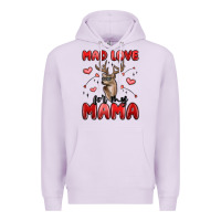 Lilac mad love for my mama Premium Hoodie - MaliasSmallBusiness