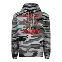 Slate Camo mad love for my mama Premium Hoodie - MaliasSmallBusiness