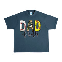 Midnight Navy dad of both with softball and baseball Urban Heavy Tee - texasbilliewilder