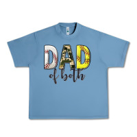 Pebble Blue dad of both with softball and baseball Urban Heavy Tee - texasbilliewilder