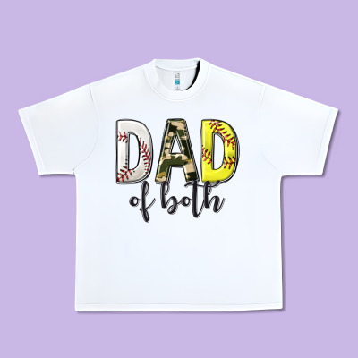Urban Heavy Tee dad of both with softball and baseball
