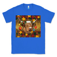 True Royal christmas highland cow tumbler Classic Tee - RanaPortraitStore