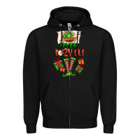 Black im the lazy elf Zipper Hoodie - FaDigitalArtStudio