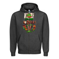 Charcoal Heather im the lazy elf Zipper Hoodie - FaDigitalArtStudio