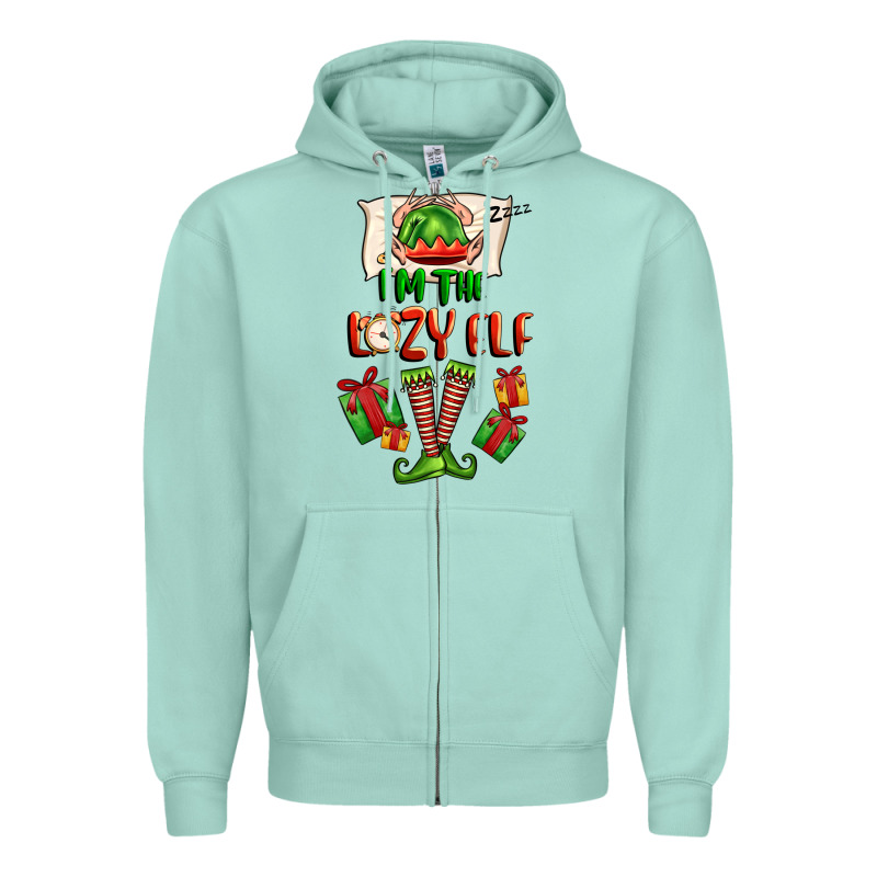 Im The Lazy Elf Zipper Hoodie by FaDigitalArtStudio | Teevron