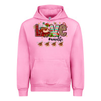 Fuchsia Pink love christmas Urban Hoodie - MaliasSmallBusiness